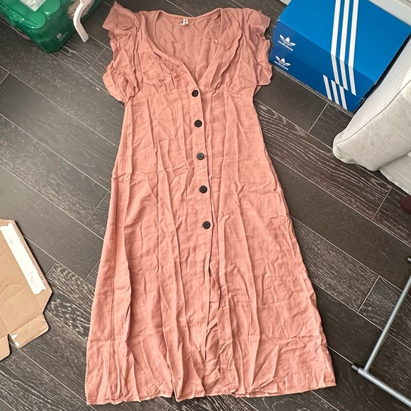 Zara Linen Dress - Picture 3 of 5